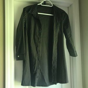Plaid blouse
